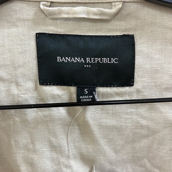 🔥🔥🔥NEW Banana Republic Linen Cotton Blended Jacket - Picture 4 of 8